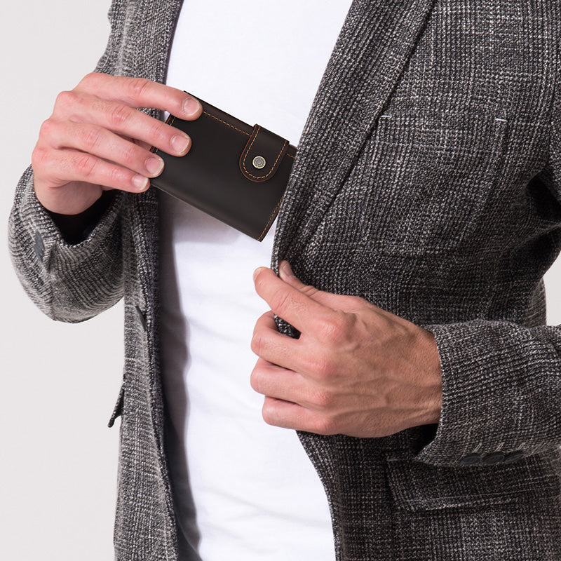 Royeva Rfid Blocking Leather Minimalist Card Holder Wallet