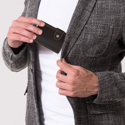 Royeva Rfid Blocking Leather Minimalist Card Holder Wallet