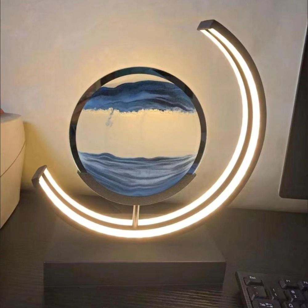 Sovere Sand Glow Lamp with Adjustable LED Lights and Soothing Sand Movement