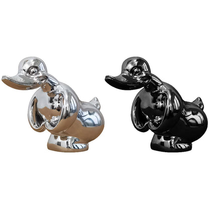 Royeva Chrome Duck Hood Ornament-20cm Car Mascot Figure