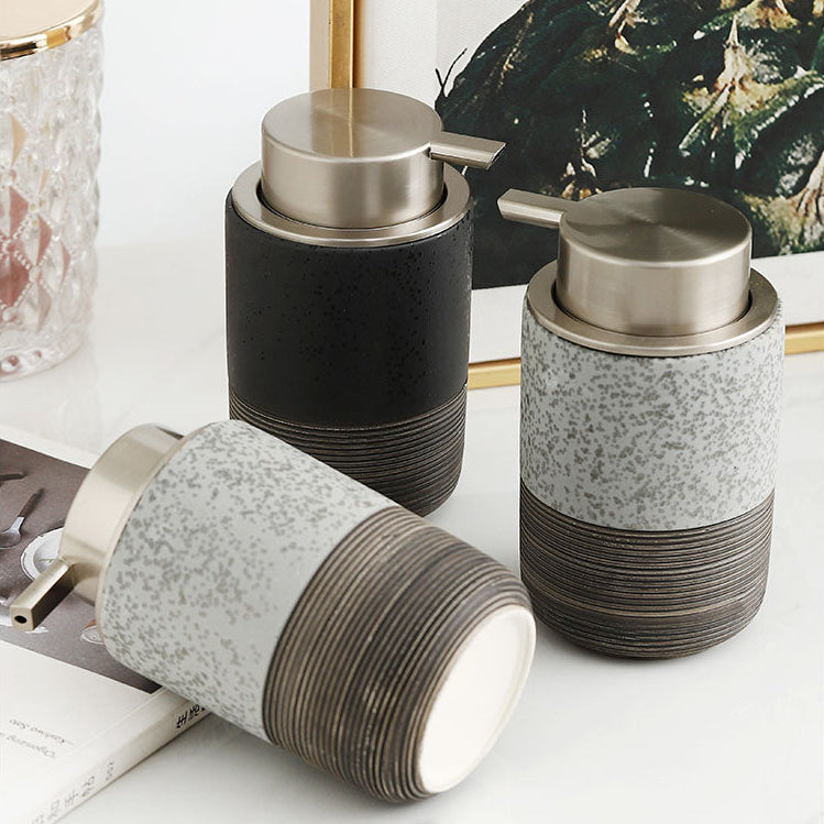 Royeva Matte Ceramic Hand Soap Dispenser For Bathroom And Kitchen