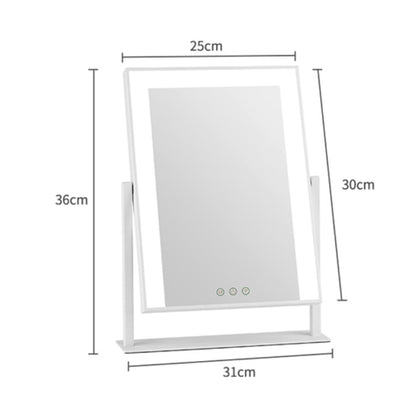 Royelle LED Lighted Makeup Mirror With Touch Control And Magnification