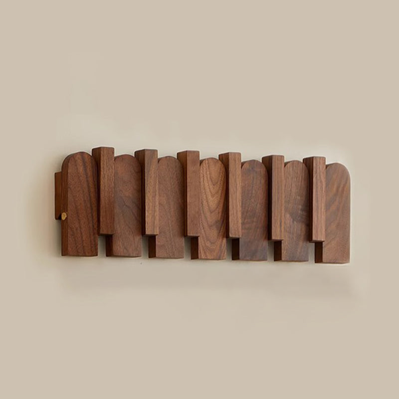 Royora Wall Mounted Key Holder with Flip Down Hooks for Entryway Organization