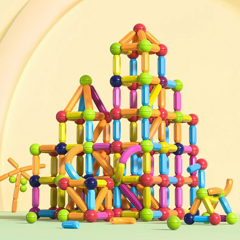 Sovere Magnetic Building Blocks Set for Kids - Creative Toy for Cognitive Development