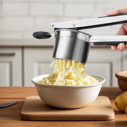 Royeva Heavy-Duty Stainless Steel Potato Masher for Smooth, Creamy Results