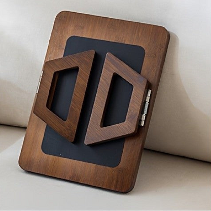 Novara Bamboo Armrest Tray Table for Sofa Couch Arm-Wide Flat Design