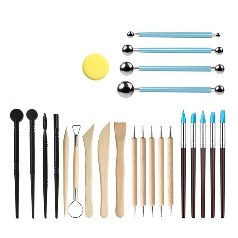 Royora Pottery Clay Sculpting Tools Set With Carving Case