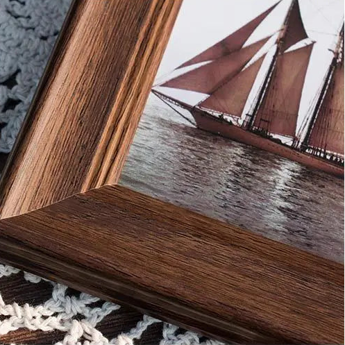 Royelle Modern Wood Grain Picture Frame for Wall or Tabletop Display