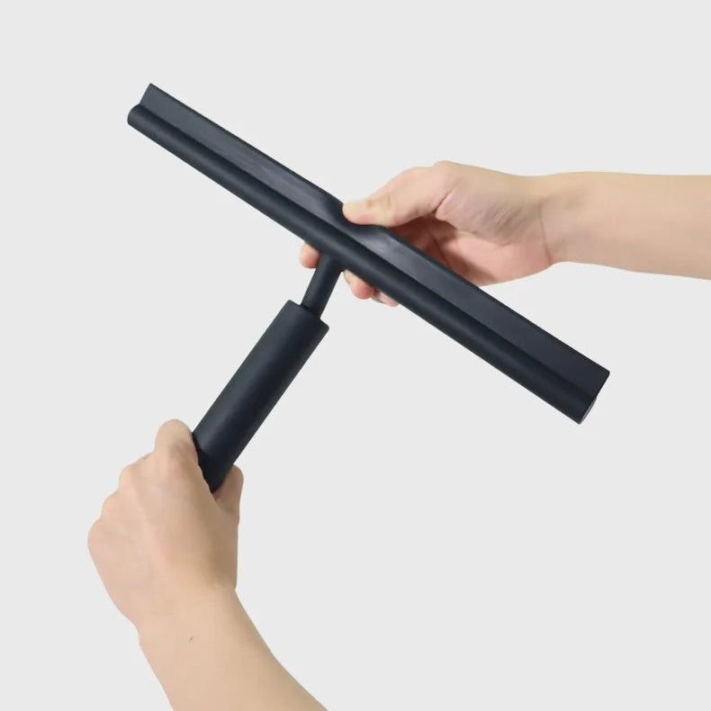 Royeva Extendable Shower Squeegee with Hook - Telescopic Glass Wiper for Bathroom & Car