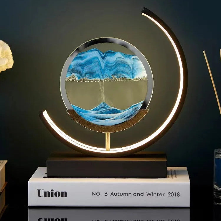 Sovere Sand Glow Lamp with Adjustable LED Lights and Soothing Sand Movement