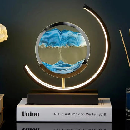 Sovere Sand Glow Lamp with Adjustable LED Lights and Soothing Sand Movement