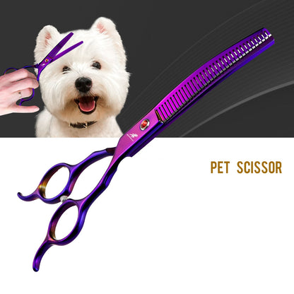 Royeva Professional Pet Grooming Scissors Kit-Rainbow Stainless Steel