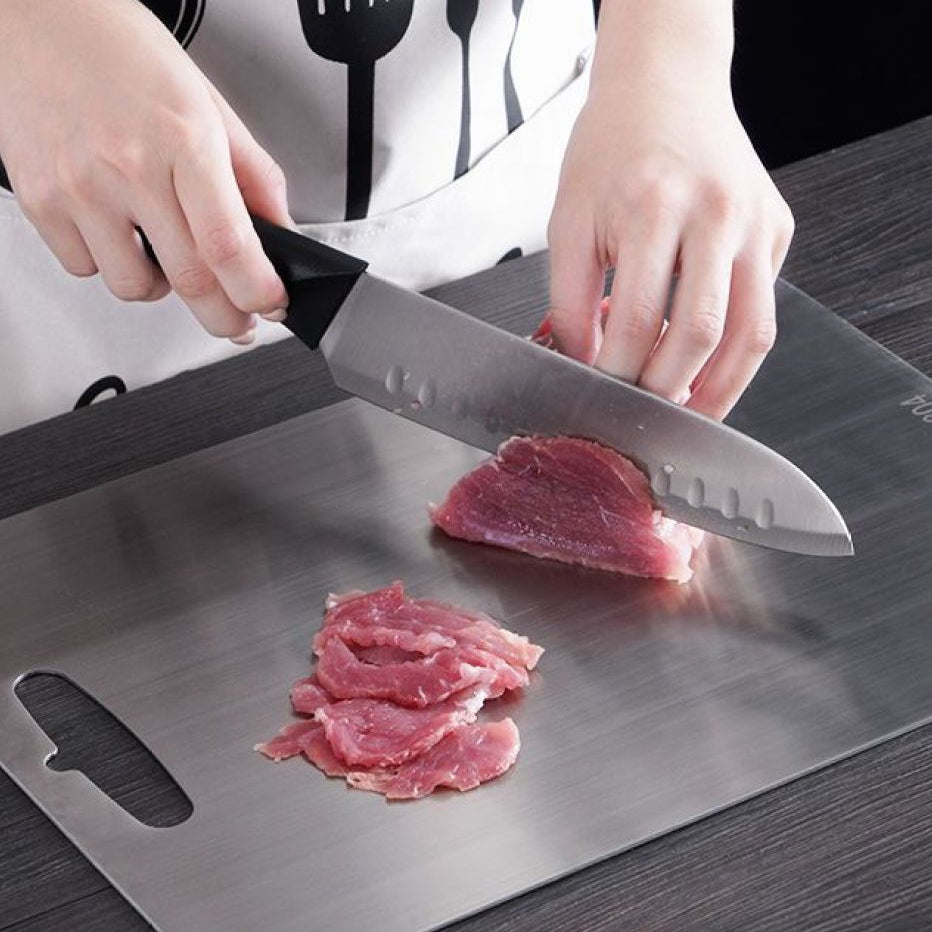 Eloria Titanium Antibacterial Chopping Board for Kitchen Food Prep