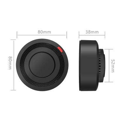 Royeva Smart WiFi Smoke & Heat Detector for Home Security - Ceiling Wall Mount