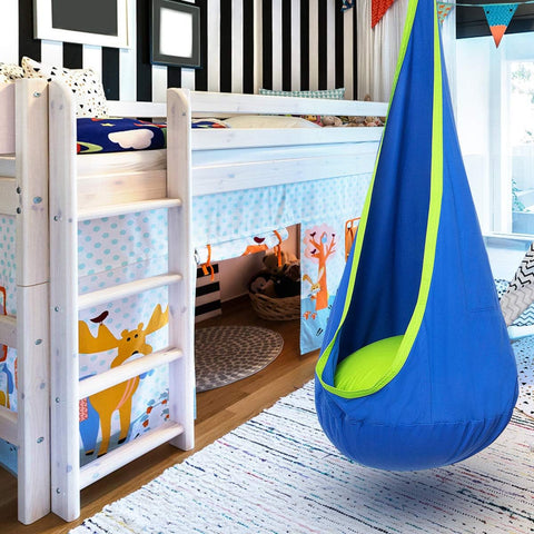 Royeva Kids Pod Swing with Air Cushion - Indoor & Outdoor Sensory Hanging Hammock Chair