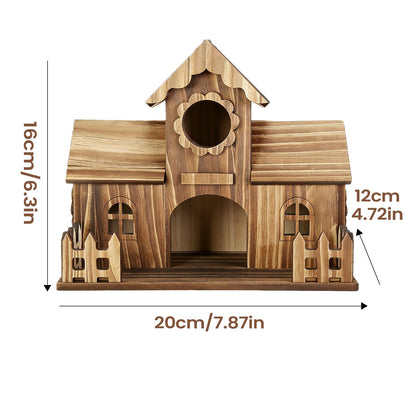 Novara Wooden Birdhouse for Small Garden Birds - Durable & Easy Clean Nesting Box