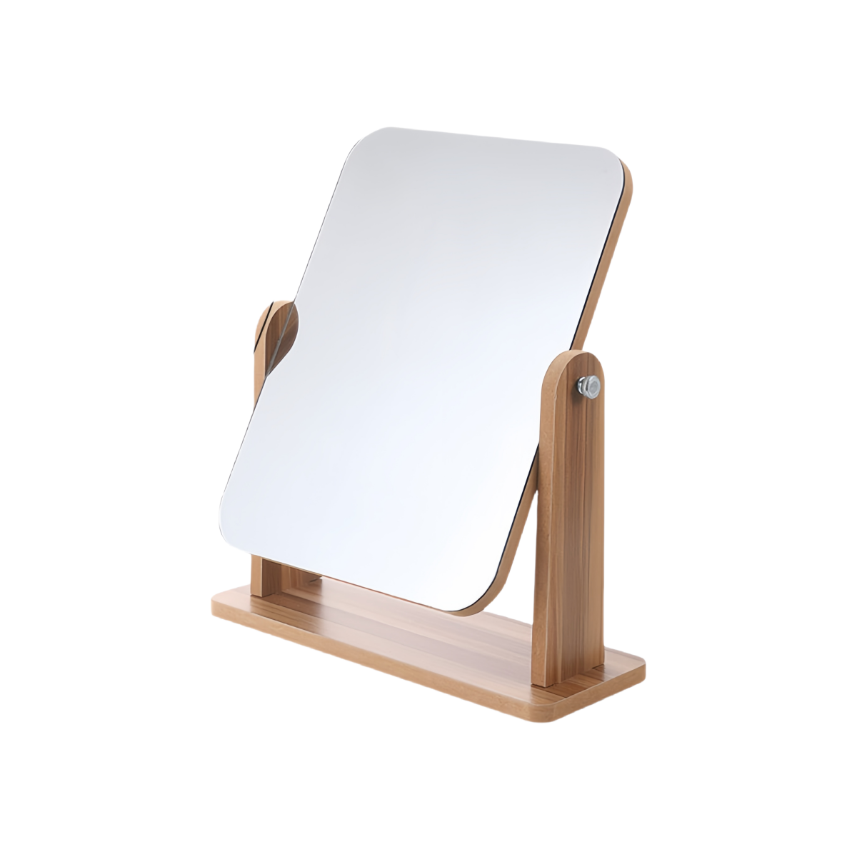 Royelle Wooden Makeup Vanity Mirror-360 Rotating Desktop Cosmetic Mirror