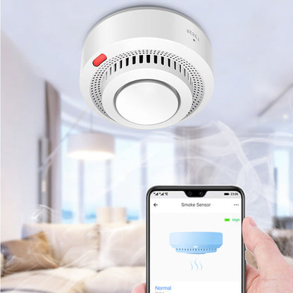 Royeva Smart WiFi Smoke & Heat Detector for Home Security - Ceiling Wall Mount