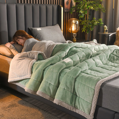 Royelle Soft Flannel Throw Blanket-Warm Winter Sofa Bed Cover Lightweight