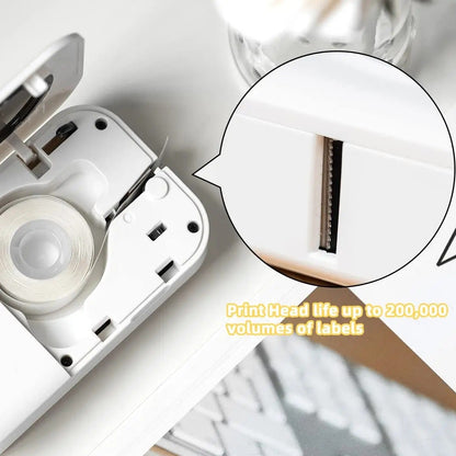 Royeva Mini Bluetooth Thermal Label Maker-Portable Wireless Inkless Printer