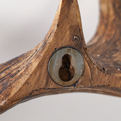 Novara Rustic Antler Wall Hook Rack for Entryway & Mudroom | Multi-Hook Organizer