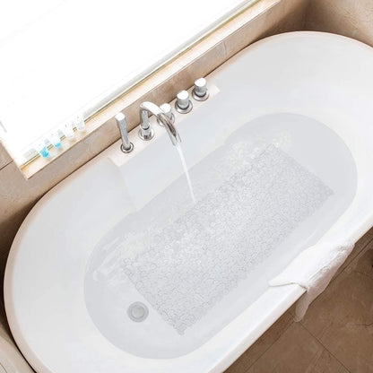 Royelle Non-Slip Pebble Stone Bath Mat For Shower And Tub