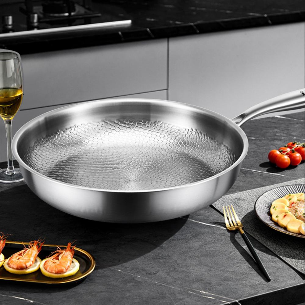 Sovere 12-Inch Hammered Titanium Non-Stick Frying Pan for Precision Cooking