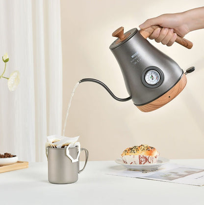 Royora Gooseneck Electric Kettle with Temperature Control for Pour Over Coffee