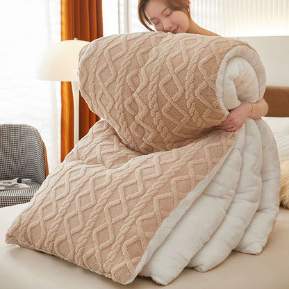 Royeva Heavy Weighted Blanket-Soft Velvet Warm Comforter