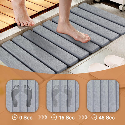 Royora Foldable Stone Dish Drying Mat - Fast Absorbent Kitchen Countertop Mat
