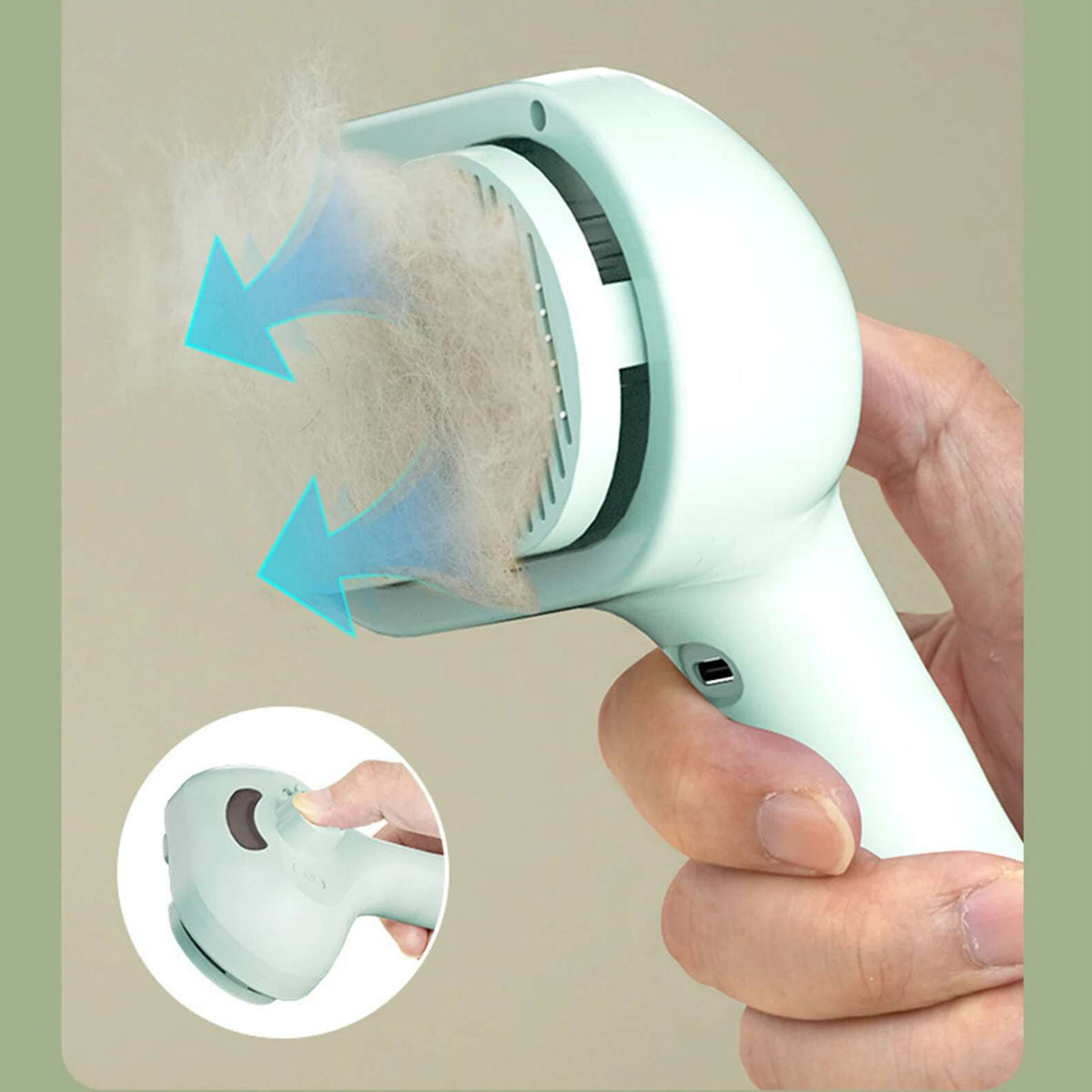 Royora Self Cleaning Pet Grooming Brush And Steam Cat Brush Massage Comb