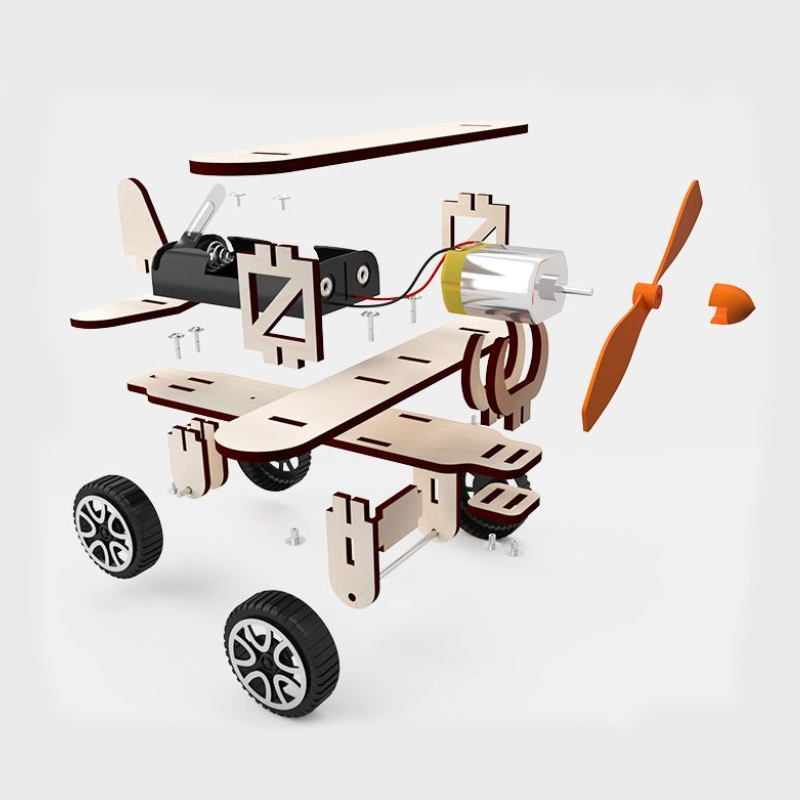 Royeva Wooden STEM Building Toy Educational Car Kit For Kids