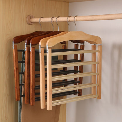 Sovere Multi-Bar Trouser Organizer Hanger for Pants, Space-Saving Closet Storage