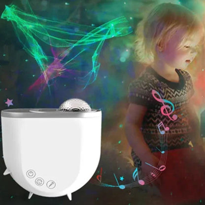 Royelle Aurora Galaxy Projector LED Night Light-Remote Control Room Lamp