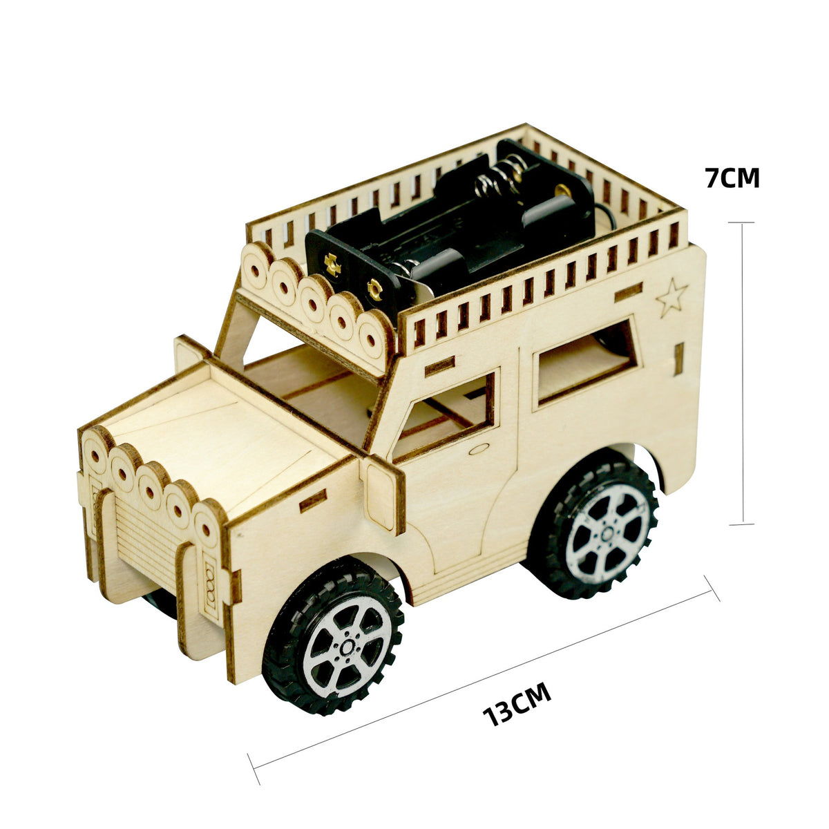 Royeva Wooden STEM Building Toy Educational Car Kit For Kids