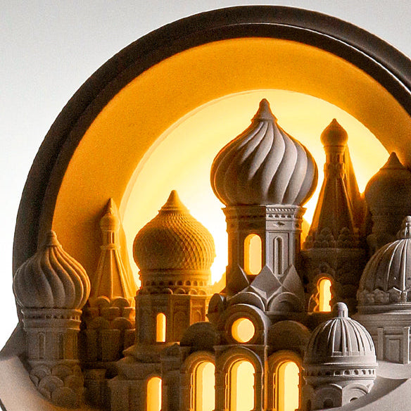 Royeva Illuminated Castle Diffuser Lamp-Rechargeable LED Light & Essential Oil Aroma Diffuser