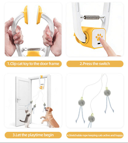 Royeva Electronic Interactive Cat Toy-USB Rechargeable Self Play Mouse Teaser