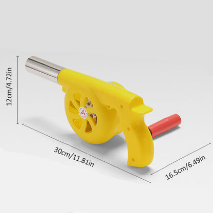 Royelle Manual Crank Barbecue Air Blower For Outdoor Fire Ignition