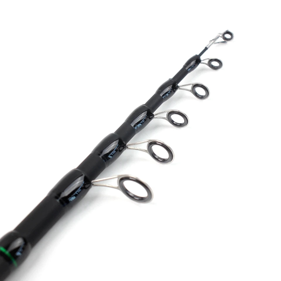 Novara Portable Carbon Fiber Baitcasting Fishing Rod And Reel Combo