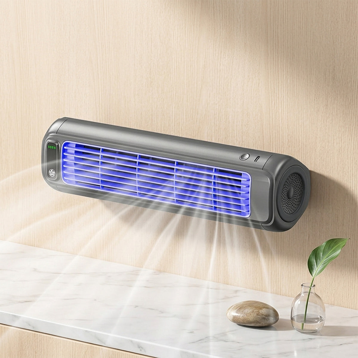 Royeva Portable Rechargeable Mini Air Conditioner-Cooling Fan With 12 Hour Battery