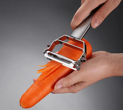 Royeva Dual Blade Vegetable Peeler And Julienne Cutter-Stainless Steel Kitchen Tool