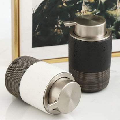 Royeva Matte Ceramic Hand Soap Dispenser For Bathroom And Kitchen
