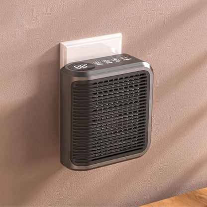 Royelle 800W Electric Wall Mounted Space Heater With Adjustable Thermostat And Timer