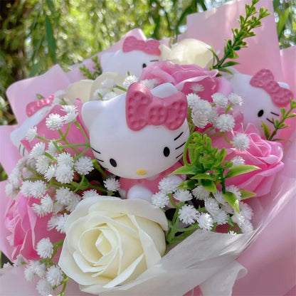 Royelle Hello Kitty Flower Bouquet - Charming Gift for Birthdays and Special Occasions