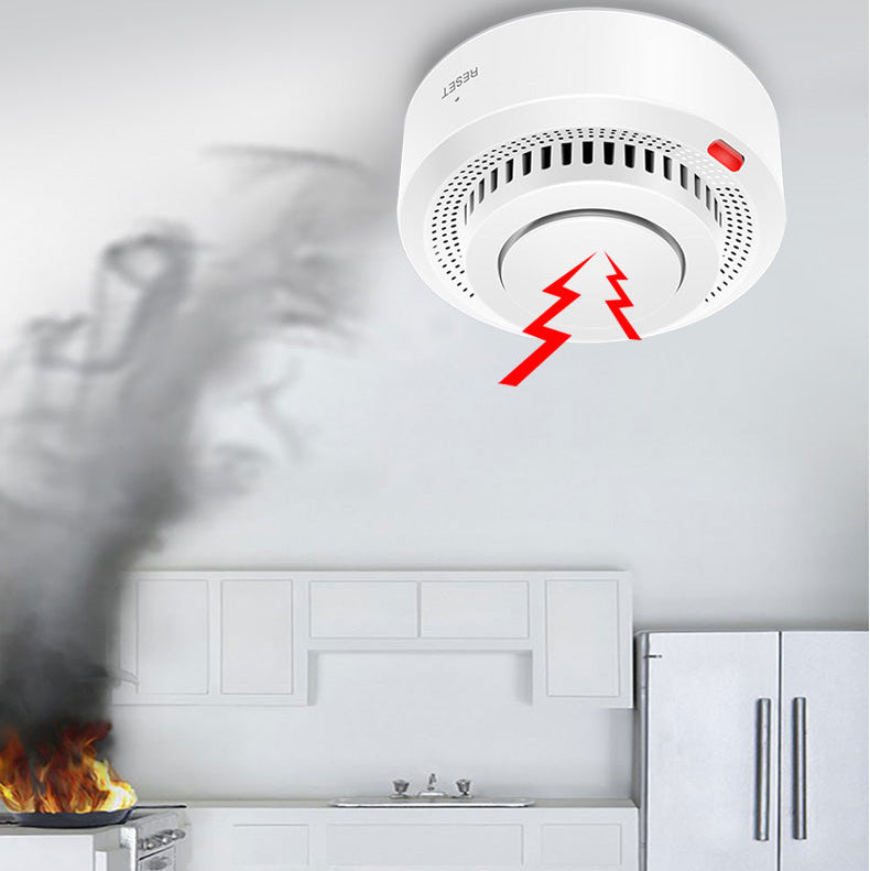 Royeva Smart WiFi Smoke & Heat Detector for Home Security - Ceiling Wall Mount