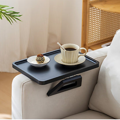 Novara Bamboo Armrest Tray Table for Sofa Couch Arm-Wide Flat Design