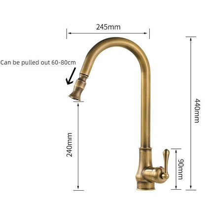 Royelle Kitchen Tap with 360° Swivel Spout & Mixer Control