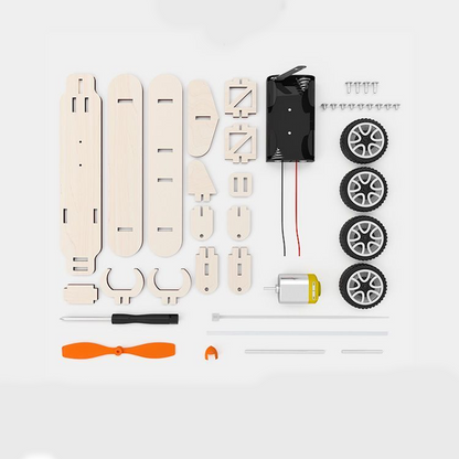 Royeva Wooden STEM Building Toy Educational Car Kit For Kids