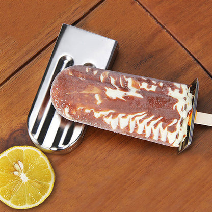 Royelle Stainless Steel Ice Pop Molds with Stand - Reusable Freezer Pop Maker