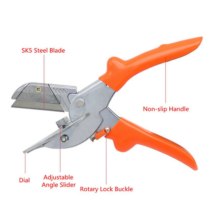 Royeva Adjustable Miter Shear Cutter For Trim And Molding With SK5 Steel Blade